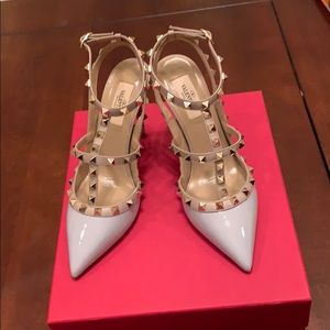 Valentino Rockstud Ankle Strap Pump